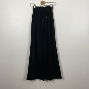 Collusion Black Wide Leg Jogger Pants Womens 4R Elastic Drawstring Waist Pants